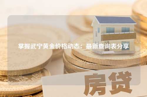 掌握武宁黄金价格动态：最新查询表分享