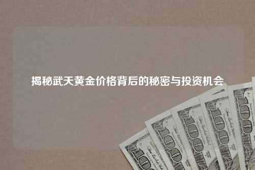 揭秘武天黄金价格背后的秘密与投资机会