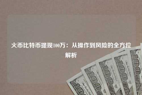 火币比特币提现100万：从操作到风险的全方位解析